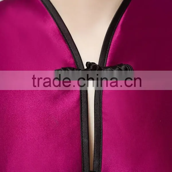 100% Silk Dress With Handmade Embroidery Artworks- Suzhou Embroidery photo-4