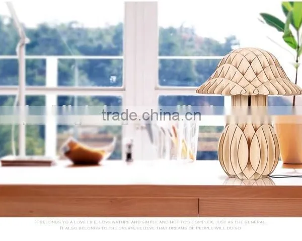 LED Wood Table Lamp LED Wooden Table Light JK-879-13 Modern Minimalist Style Wooden Bedroom Bedside Table Lamp Warm photo-2