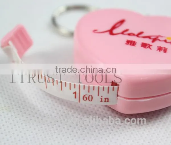 Mini Pink Hearts Tape Measure MT1710 photo-2