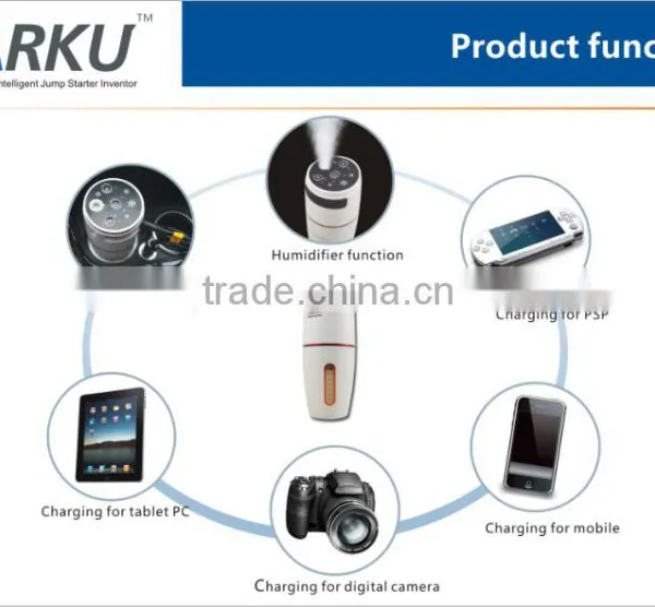 Carku 10000mAh Car Jump Starter Humidifier Power Bank photo-6