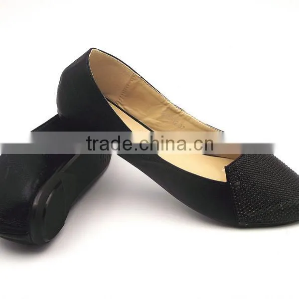 New Design With Diamond Fashion Dress Flat Shoes in Stock photo-3
