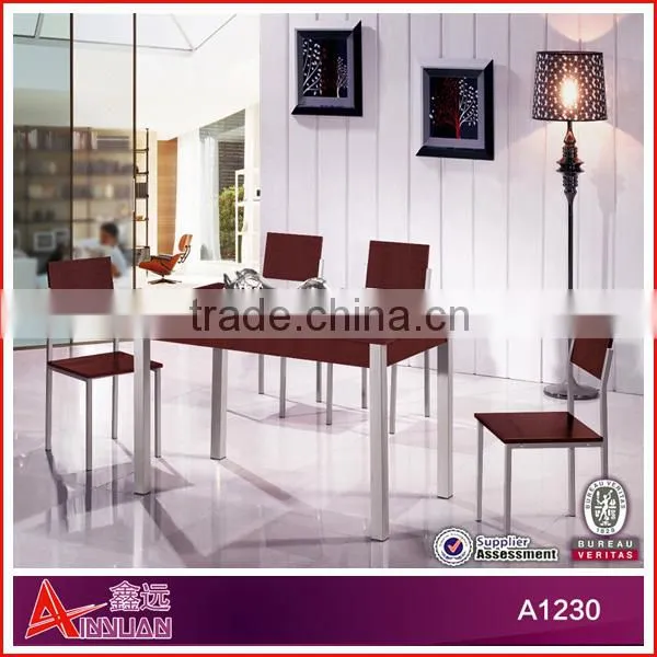 A1243 Big Promotion!!! 2015 Hot Sale Wooden Dining Table 4 Seaters Set photo-2