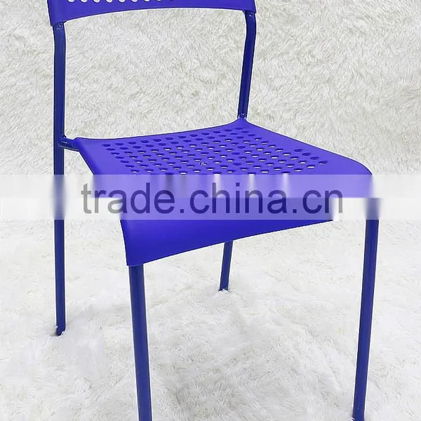 Cheap Modern Stacking Plastic Chair/PP Adde Chair/Steel Pipe Chair photo-3