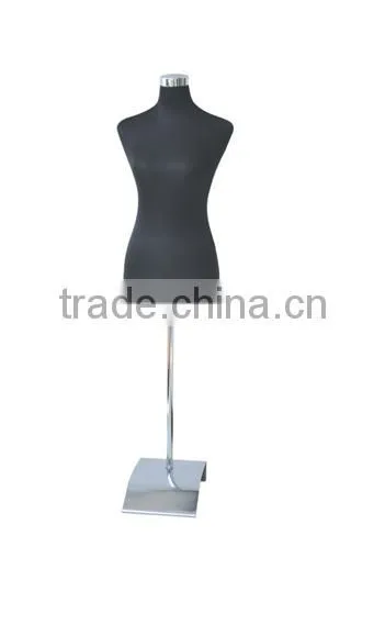 Half-body Plastic Female Form Suit Mannequin Elegant Factory