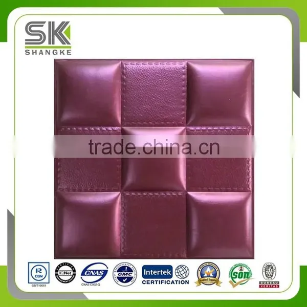 Pu Leather 3d Wall Panel Background,wall Decorative Panels photo-2