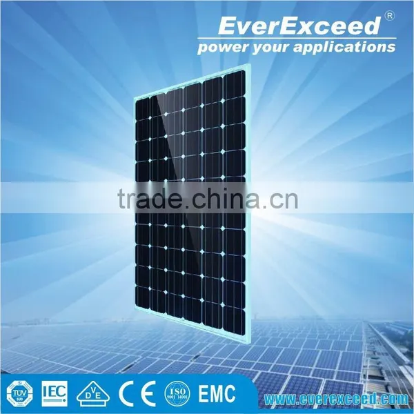 EverExceed 230w 156*156 Monocrystalline Solar Panel With TUV/VDE/CE/IEC Certificates photo-3