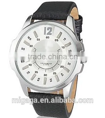 New Fashion Men's Watches Sport Men Quartz Watch With Leather Strap photo-3