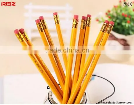 7" Black Lead Hexgonal HB Yellow Pencil photo-6