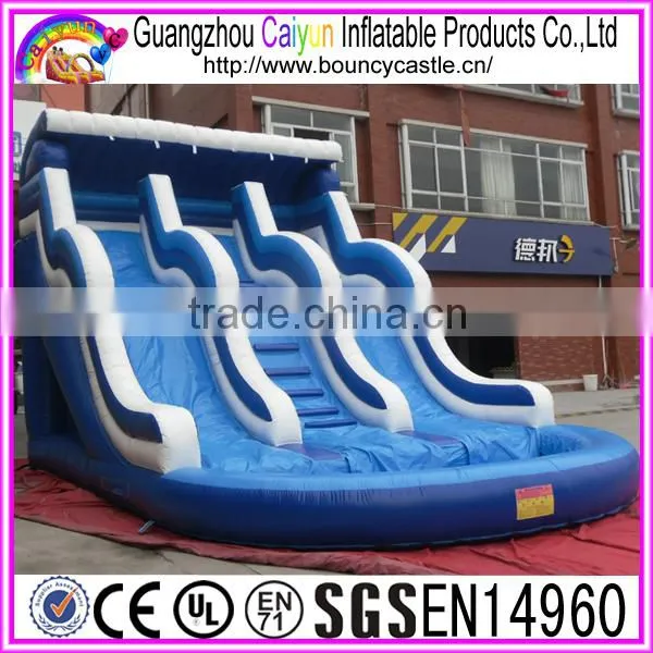 Best PVC Material Inflatable Water Slide With Pool photo-3