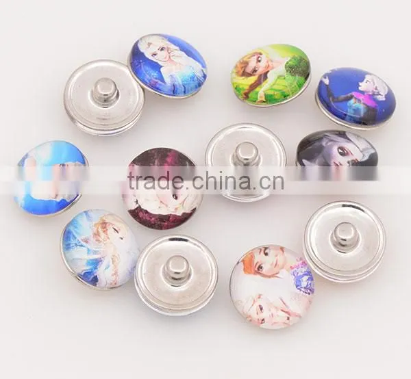Frozen Metal and Plastic Snaps Button, Kawaii Snap Button photo-2