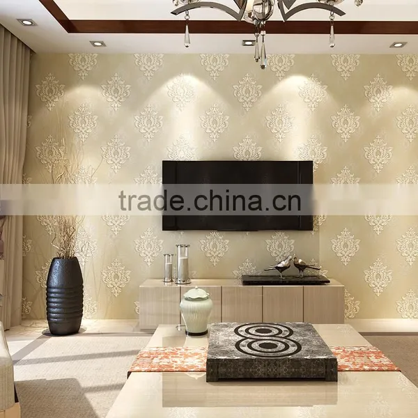 Modern Fashion Wallpaper European Style Flock Wallpaper photo-4