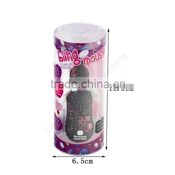 Customized Wholesale Clear Plastic Round Box for Computer Mouse photo-2
