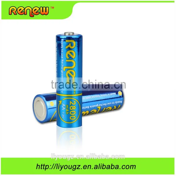 HOT!!! RENEW Brand Ready to Use AA 2800mAh Rechargeable Batteries for Toys . Remote. Camera photo-6