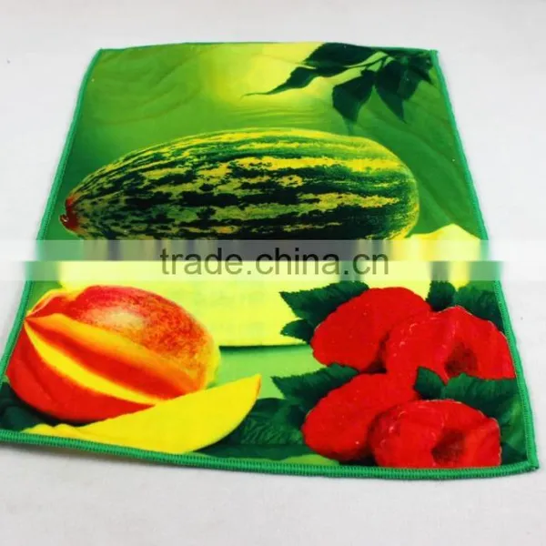 Manufacturer Custom Transfer Printed Kitchen Towel Microfiber photo-6
