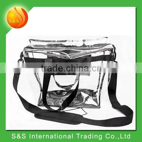 Fashionable Transparent Pvc Tote Bag With Detachable Privacy Purse photo-2
