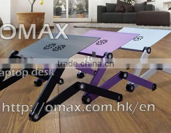 Portable Folding Stand Breakfast Stand Adjustable Laptop Desk photo-3