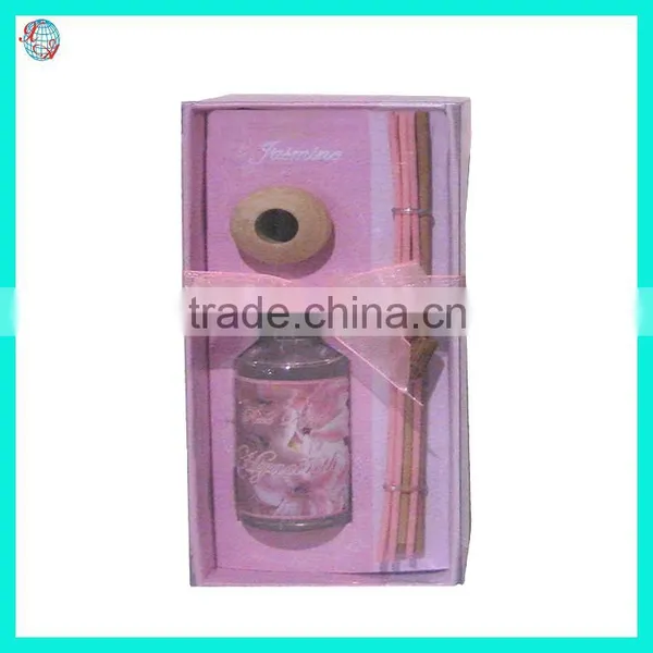 Wooden Cap Glass Bottle Vanilla Fragrance Aroma Scented Reed Diffuser photo-2