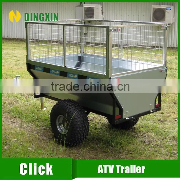 Small ATV Box Trailer With 300mm Height Cage photo-4