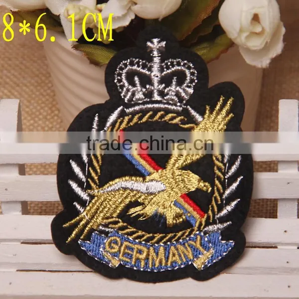 Specialized Custom made embroidery patch for fashion clothing,decoration label patches