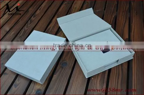 Fabric Linen Photo Album Book Packaging Box photo-3