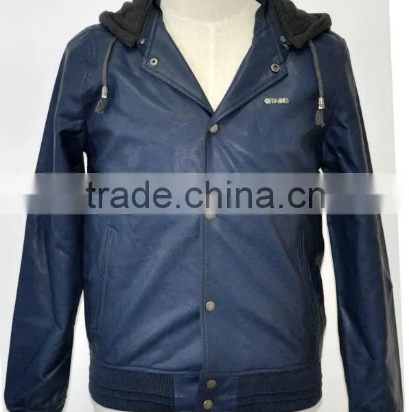 Mens bulletproof leather jacket
