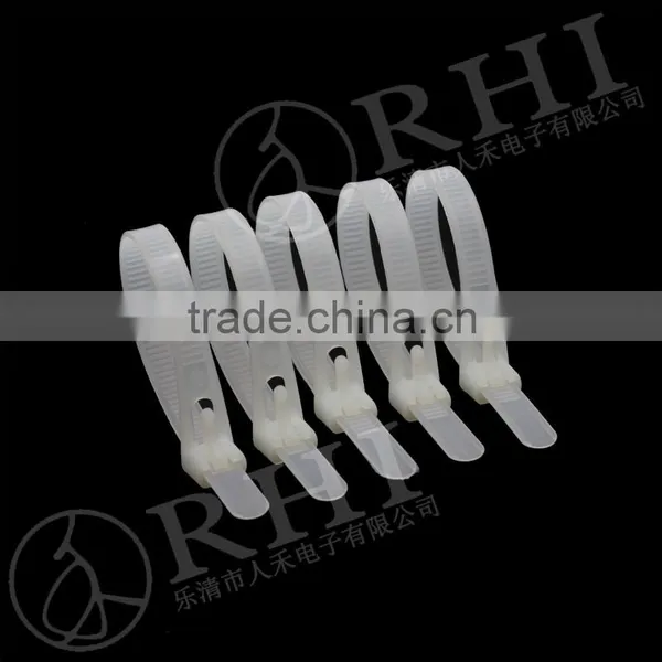 RHI Black Releasable Plastic and Nylon Cable Tie photo-4