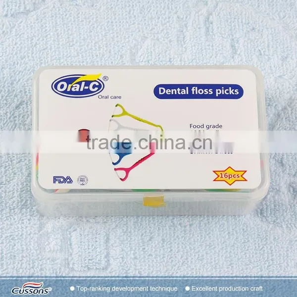 Promotional Logo OEM Printed Custom Plastic Dental Floss Pick photo-5