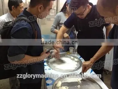 2015 Hot Sale Rolled Fry Ice Cream Machine photo-3