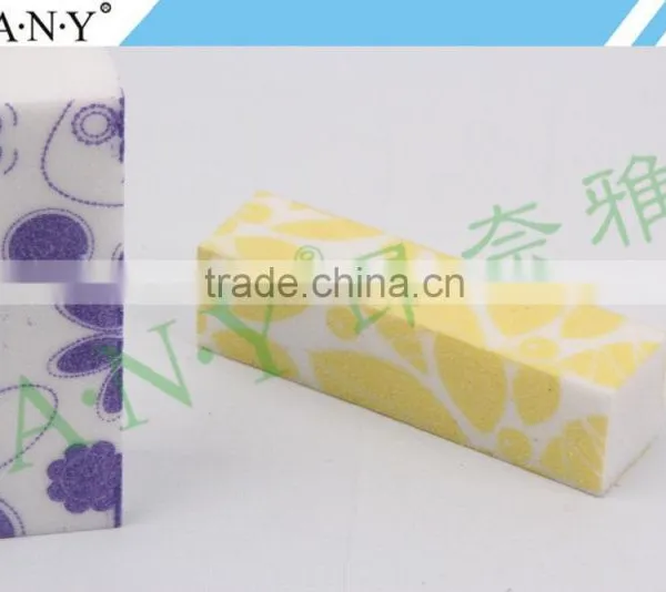 OEM Welcome Cheap Emery Sand Nail Buffer File Flower Style photo-4