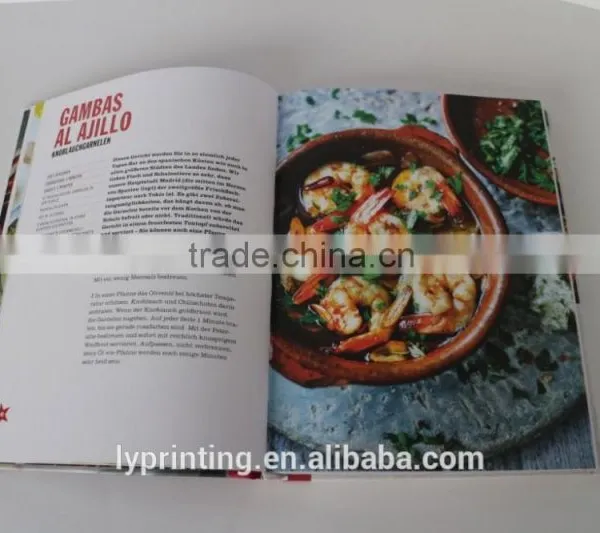 Printing High Quality Hard Cover Cookbook Books for Sale photo-2