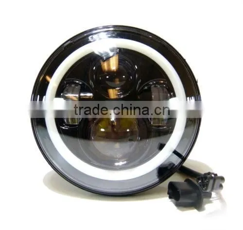 7'' High/Low Beam H4/HB2/9003 LED Head Light, Complex Reflector Optics Design LED Headlamp, Car LED Headlight for Wrangler CJ TJ photo-5