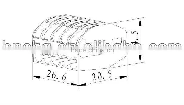 China Factory Supplying Equivalent Wago 222 Series Cable Terminal Block CE/CB/Rohs Approved photo-4