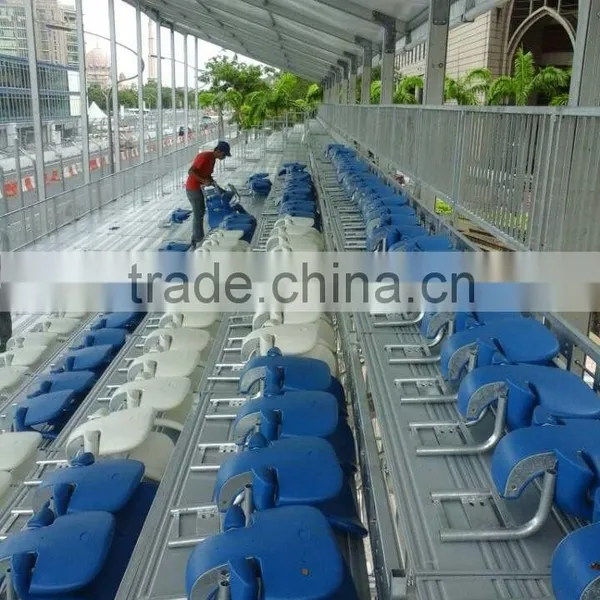 High-quality Metal Structure Grandstand Steel Grandstand Stadium Bleacher for Outdoor Sports photo-3