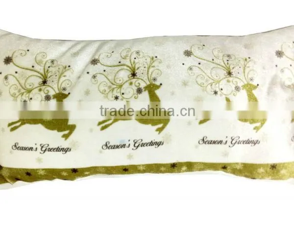 Rectangular Christmas Mi-lu Deer Sofa Pillow , Throw Pillow photo-2
