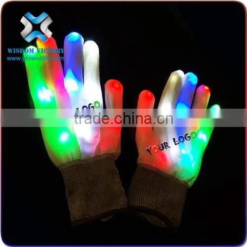 2016 Halloween Led Fiber Cheering Glove,led Gloves photo-3