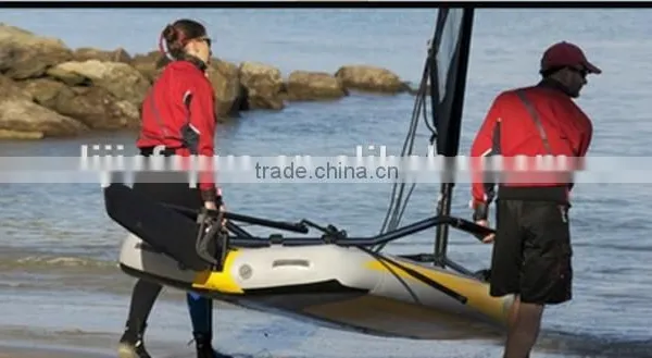 2015 New Inflatable Crystal Sailboat,glass Sailboat,catamaran Sailboat, photo-3