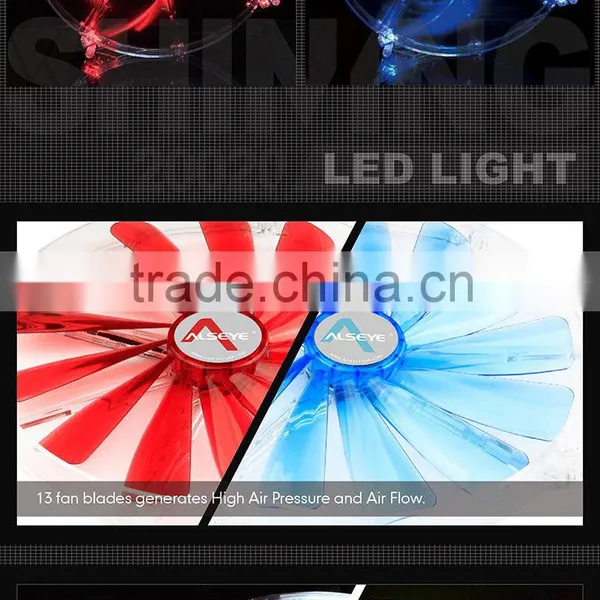 Alseye CA2803 Manufacturer Transperant 12v LED Cpu Fan photo-3