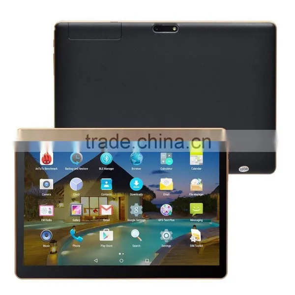 9.6" IPS Display Screen WiFi Bluetooth Tablet PC Quad-Core Dual Cameras Android 5.1 Black photo-3