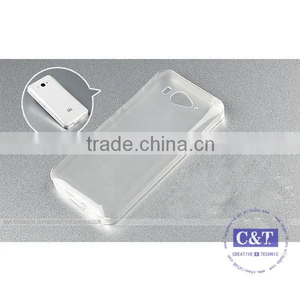 C&T 0.3mm Ultra Thin Clear Rubber Soft TPU Matte Case Cover for Xiaomi Mi 2/2s photo-6