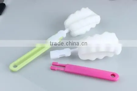 Bottle Cleaning Brush/ Cup Brush Sponge/foldable Cleaning Brush Sponge photo-3