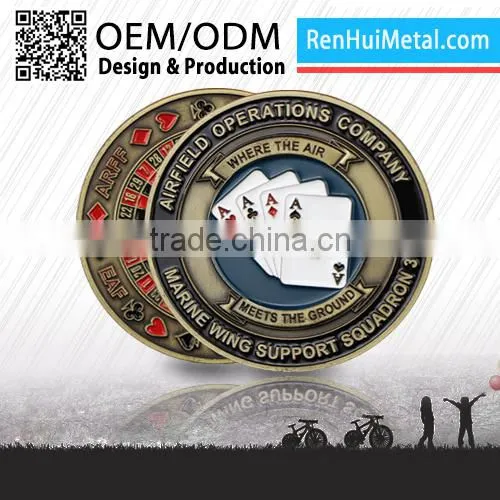New Product 2D / 3D Design Great Wall of China Coin