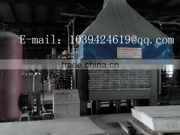 Brock board Melamine Lamination Hot Press in 4 sides pressure