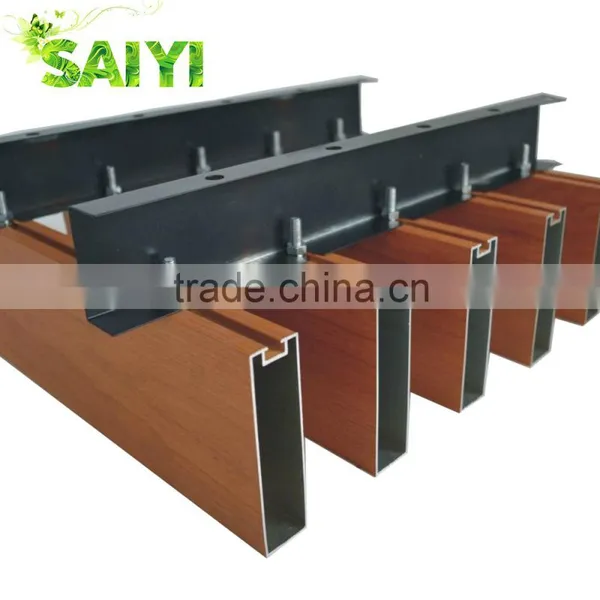 Wooden Finish Aluminium and Building Materials Baffle Tube Com Website photo-5