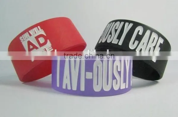 Fashion Silicone Bracelet Cheap Rubber Wristband photo-4