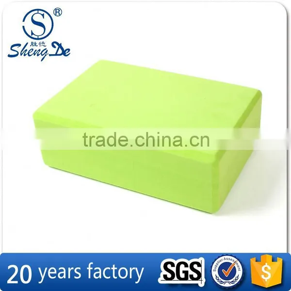 Manufacturing Company! Eco-friendly Green Yoga Block, Yoga Accessory