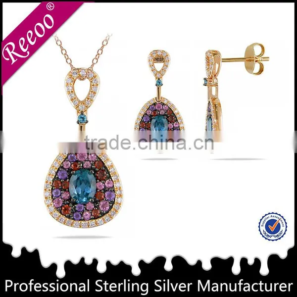 2013 Dubai Silver Plated Rhodium Earrings New Production photo-2