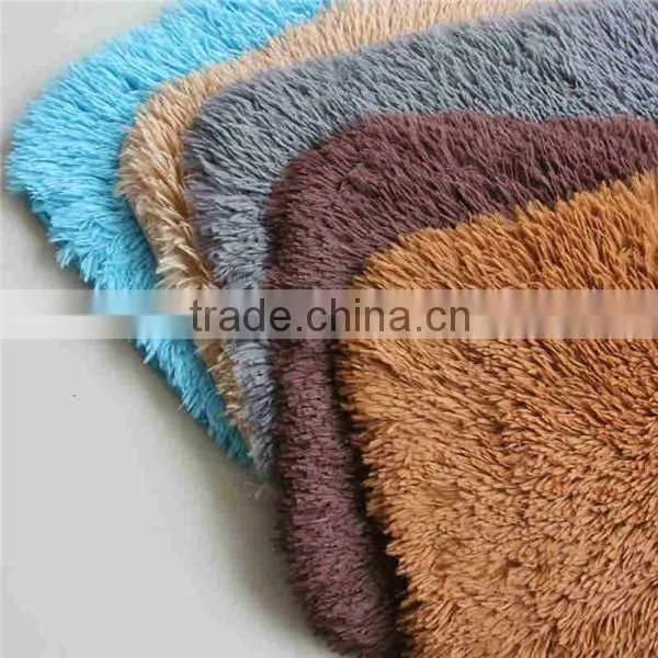 100% Polyester Microfiber Plush Carpet Tile Christmas Decoration photo-2