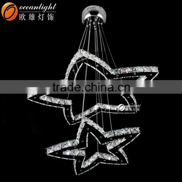 Yellow Light Pendant Light Stars Bright Pendant Lamp LED Crystal Pendant Lights OM9029-2W photo-2