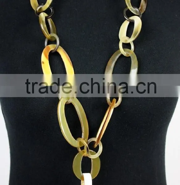 Fashio Necklace/Buffalo Horn Beaded Necklace/Fashion Jewelry/Latest Model Pendant Necklaces photo-4