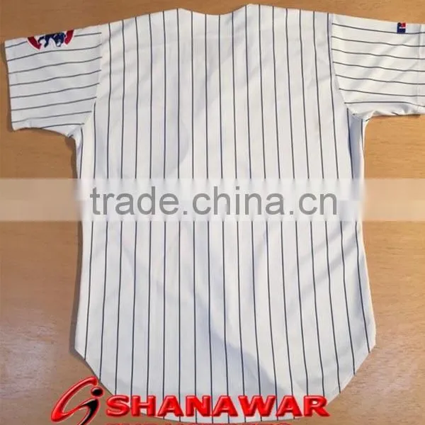 White Stripe Baseball Jersey photo-2